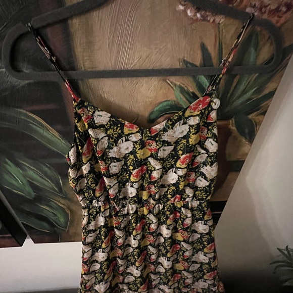 NEW J Crew Mercantile Tiered Floral Maxi Dress spaghetti straps lined 00 NWOT - Picture 6 of 13